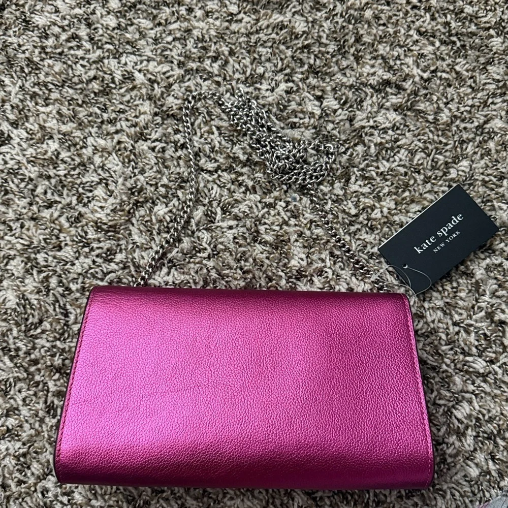 kate spade- Morgan- Bow Envelope Flap Crossbody- Bikini Pink- NWT